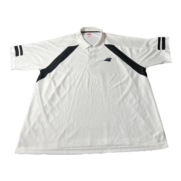 NFL VF Imagewear Carolina Panthers Football Sport Team White Polo Men’s Size 2XL - Picture 1 of 8